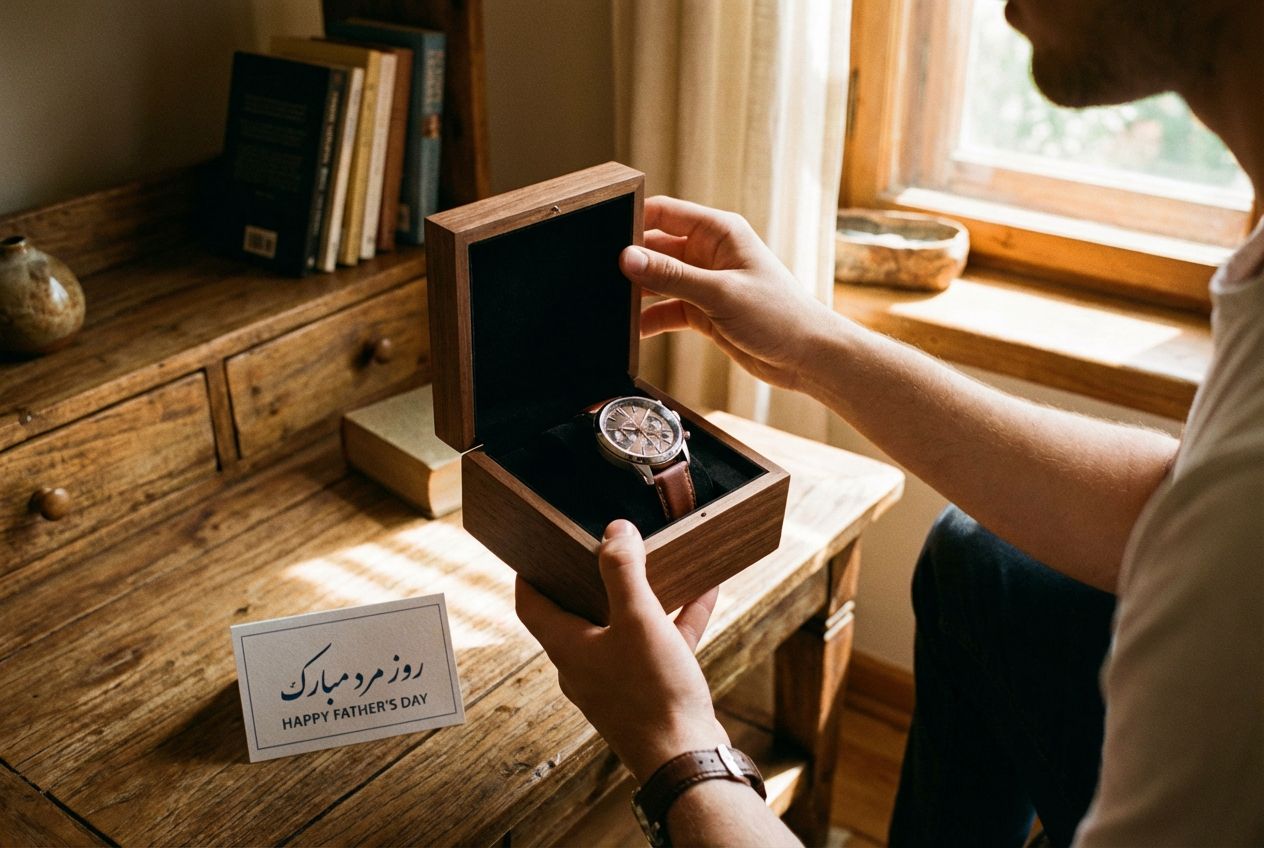 ساعت مچی برای روز مرد