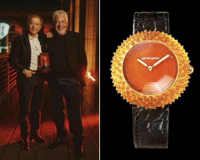 بهترین ساعت مچی زنانه (Ladies’ Watch) Gérald Genta – Gentissima Oursin Fire Opal