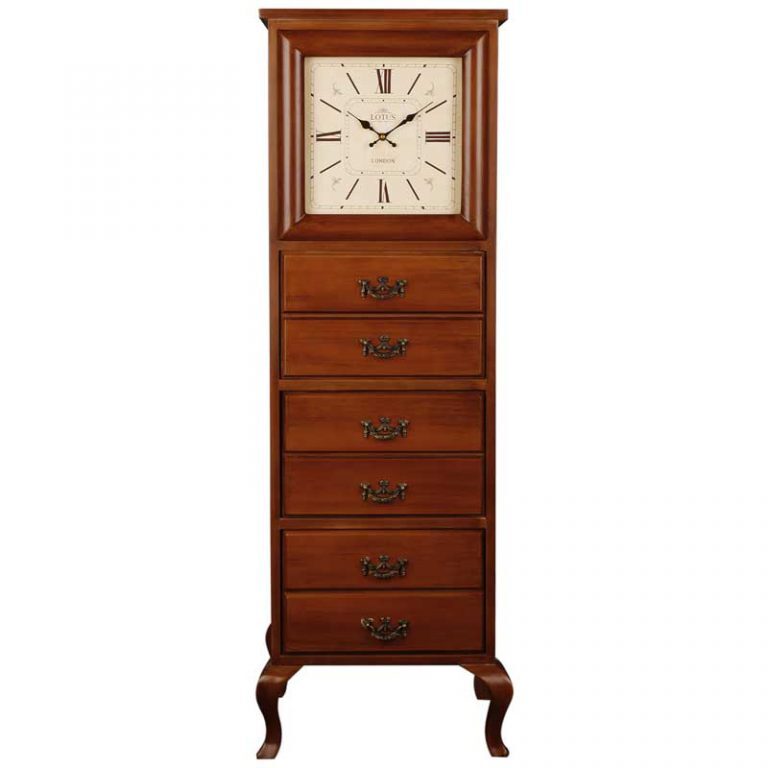 ساعت ایستاده لوتوس دراور ساعت lotus