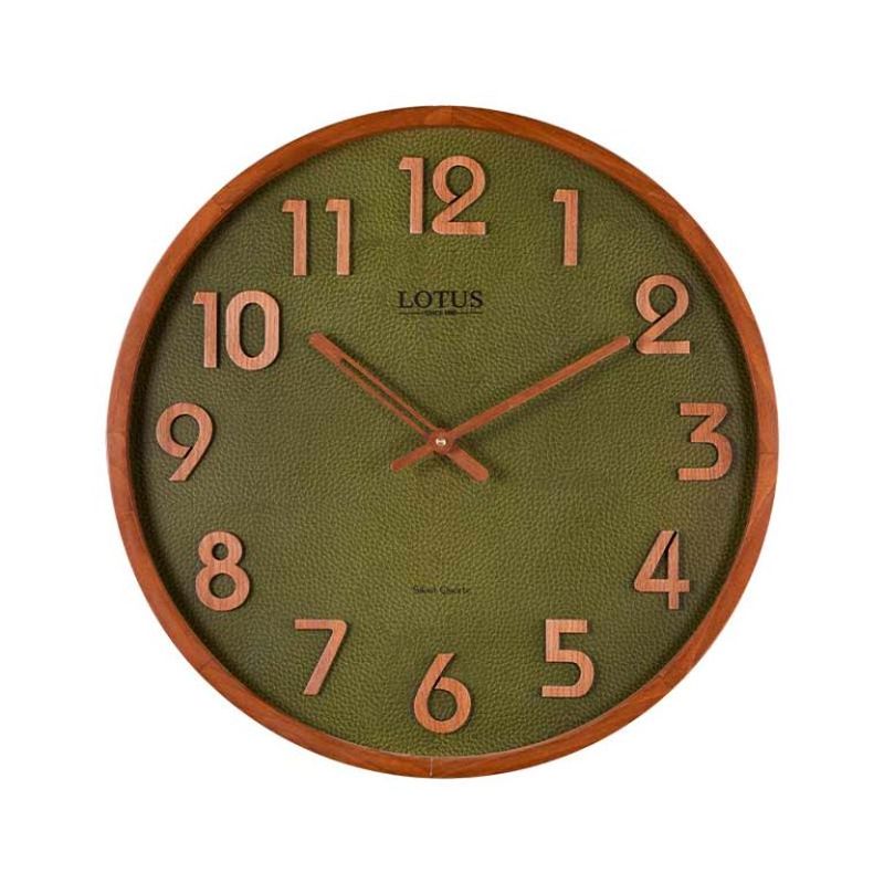 ساعت دیواری چوبی لوتوس 1326